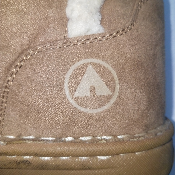 Airwalk Sherpa Lace Wrap Faux Suede Boots Women Sz 9 - Picture 5 of 7